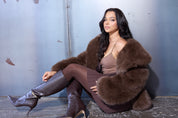 Cocoa Luxe Fur Coat - Lamoanna