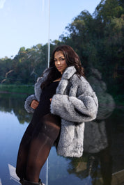plush faux-fur jacket