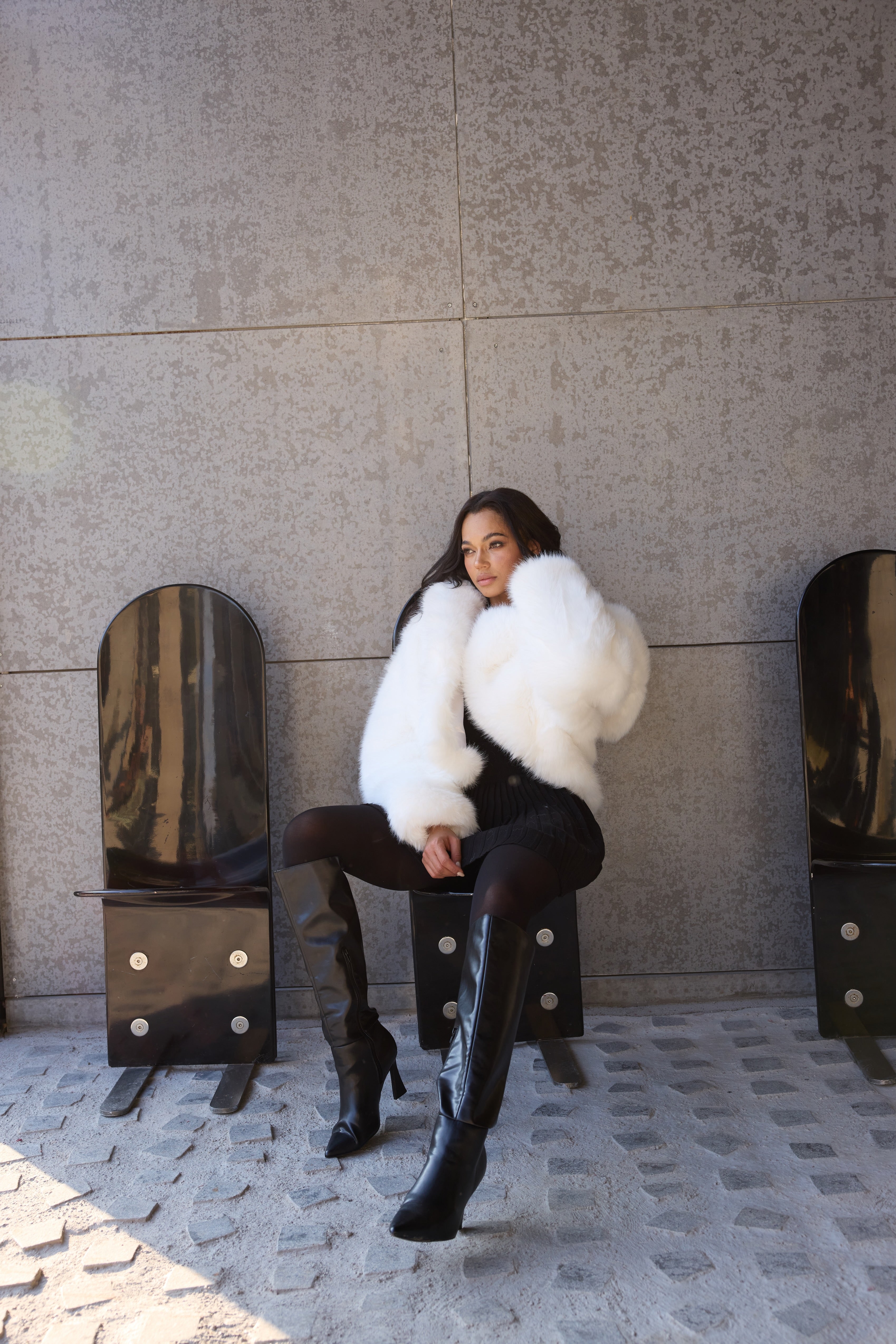 Aurora Luxe Faux Fur Jacket