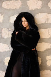 Black Fur Coat