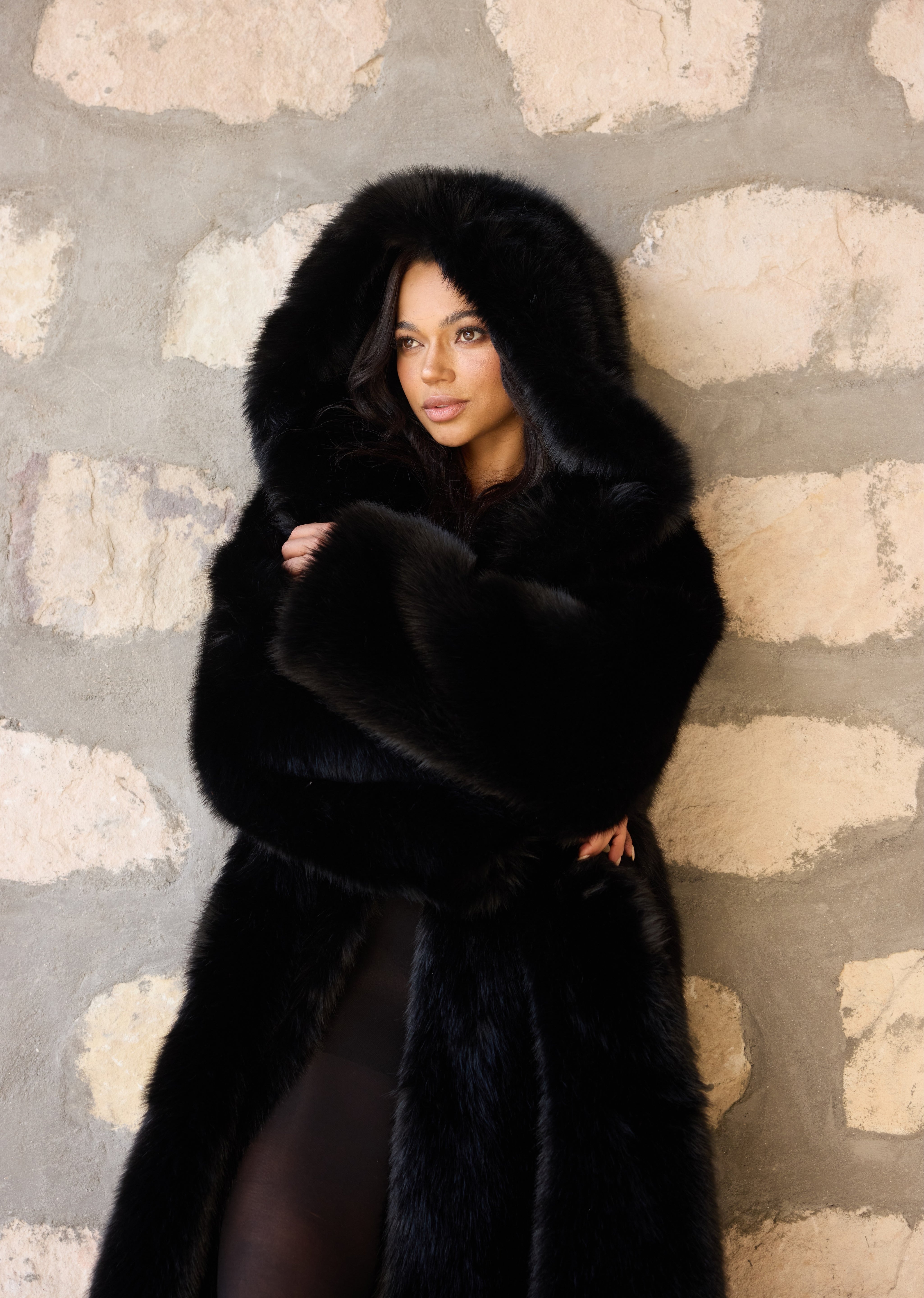 Black Fur Coat