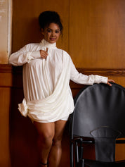 Aurelia Drape Mini Dress - Lamoanna