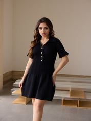 Serena black dress - Lamoanna