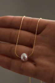 Luna Pearl Necklace - Lamoanna