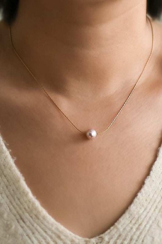 Luna Pearl Necklace - Lamoanna