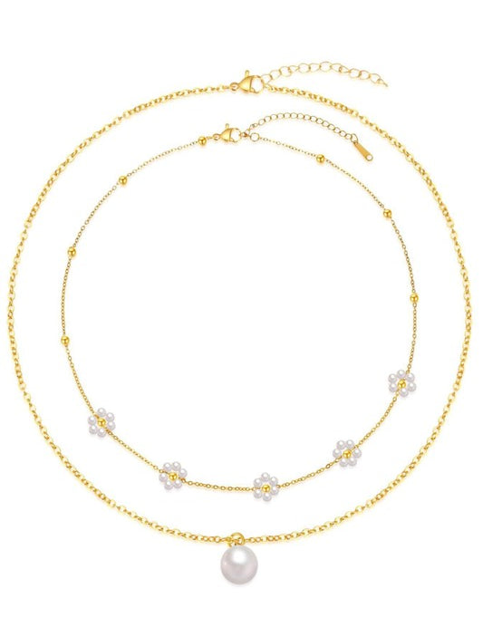 Pearlora Necklace - Lamoanna