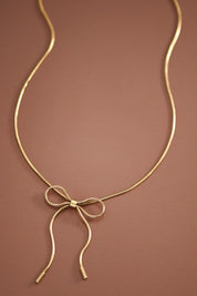 Chérie Bow Necklace - Lamoanna