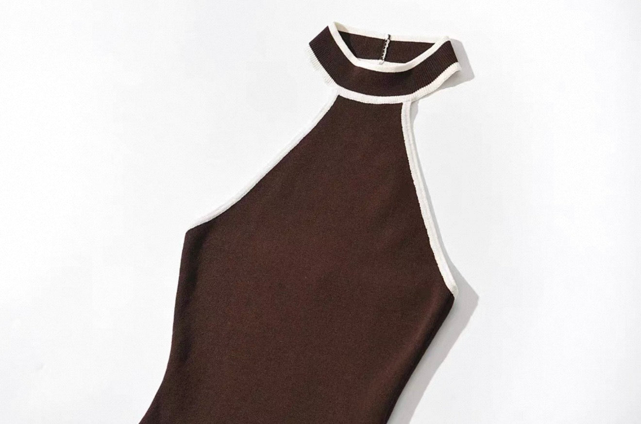 Zareen Halter Neck Bodysuit - Lamoanna