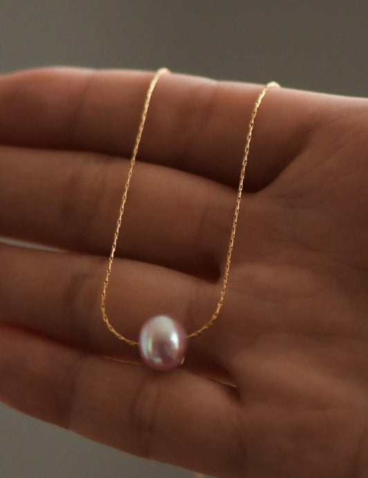 Luna Pearl Necklace - Lamoanna