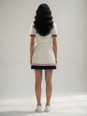 Preppy Knit Two Piece - Lamoanna