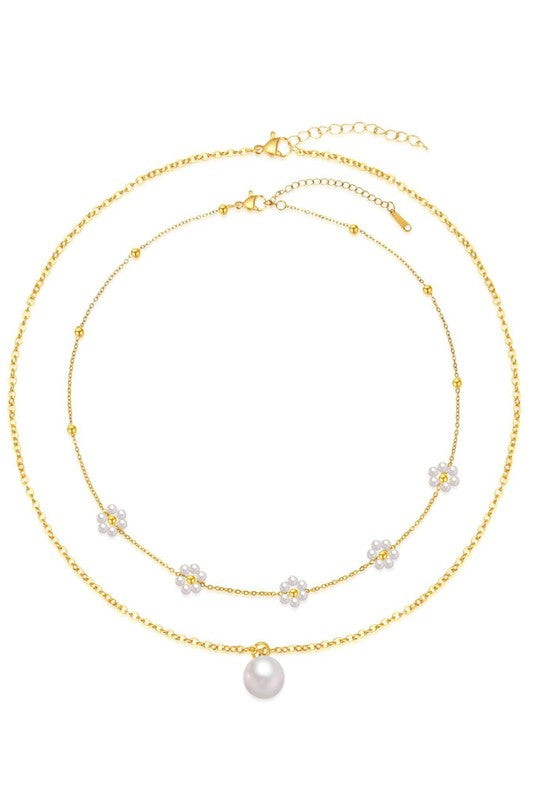 Pearlora Necklace - Lamoanna