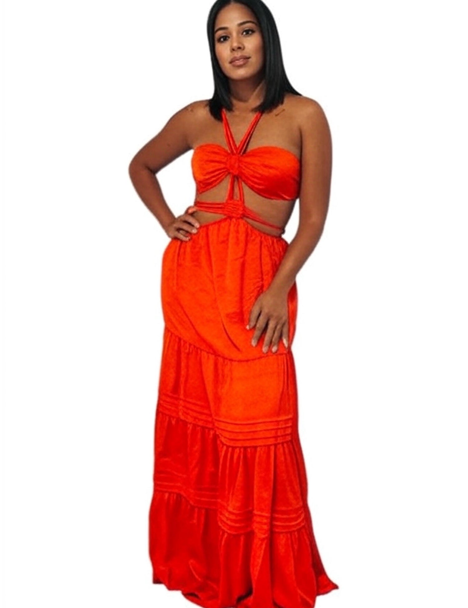 Coral Dress - Lamoanna