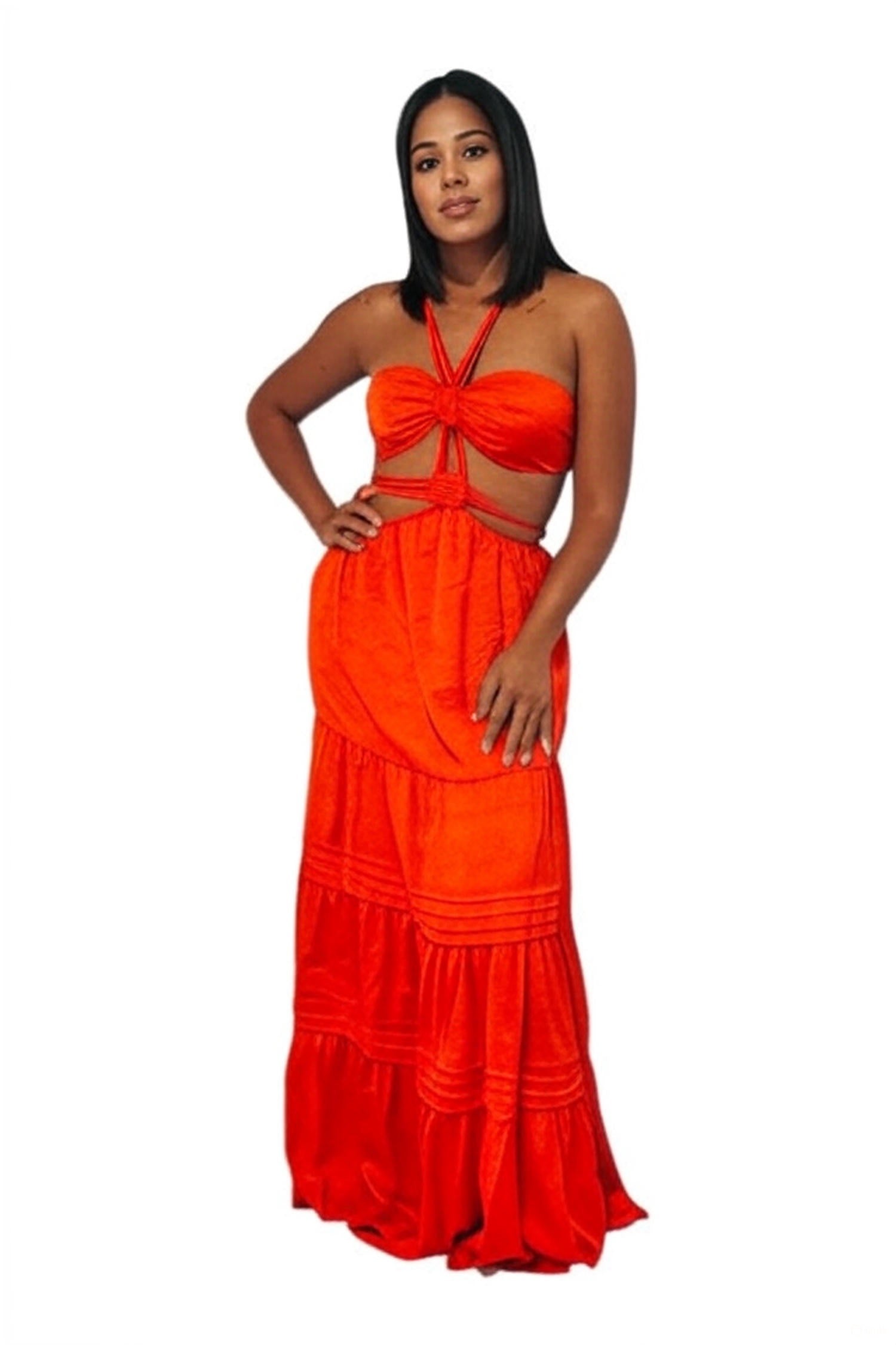 Coral Dress - Lamoanna
