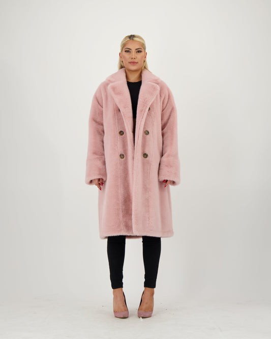 Blush Fur Coat