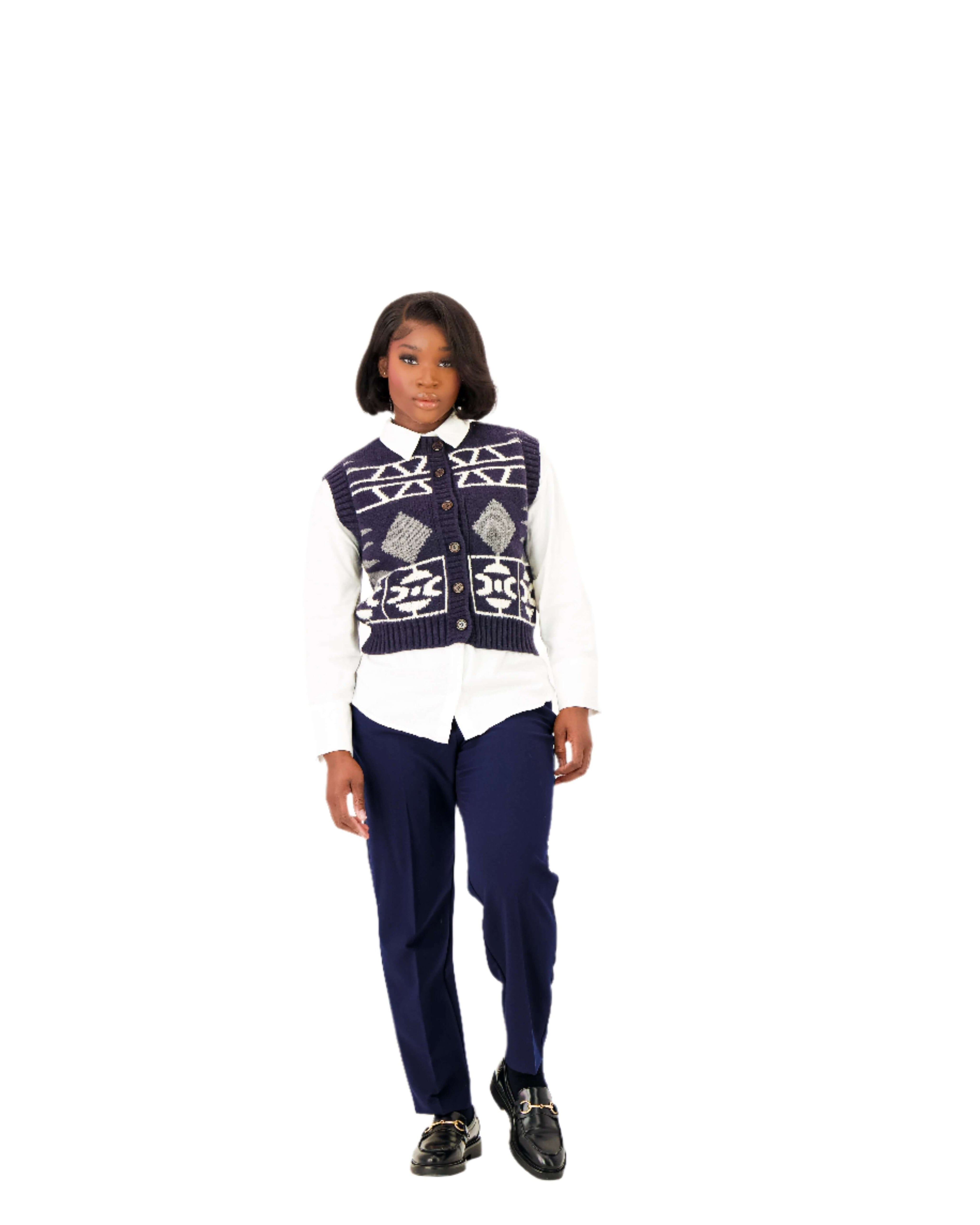 "Knit Button-Up Vest Cardigan for cozy style."
"Chic Knit Button-Up Vest Cardigan for layering."
"Stylish Knit Button-Up Vest Cardigan for casual wear."
"Knit Button-Up Vest Cardigan with a comfortable fit."
"Versatile Knit Button-Up Vest Cardigan for any outfit."
"Knit Button-Up Vest Cardigan offering warmth and style."
"Trendy Knit Button-Up Vest Cardigan for everyday fashion."
"Knit Button-Up Vest Cardigan with a timeless design."
"Elegant Knit Button-Up Vest Cardigan for a chic look."
"Cozy Knit Button-