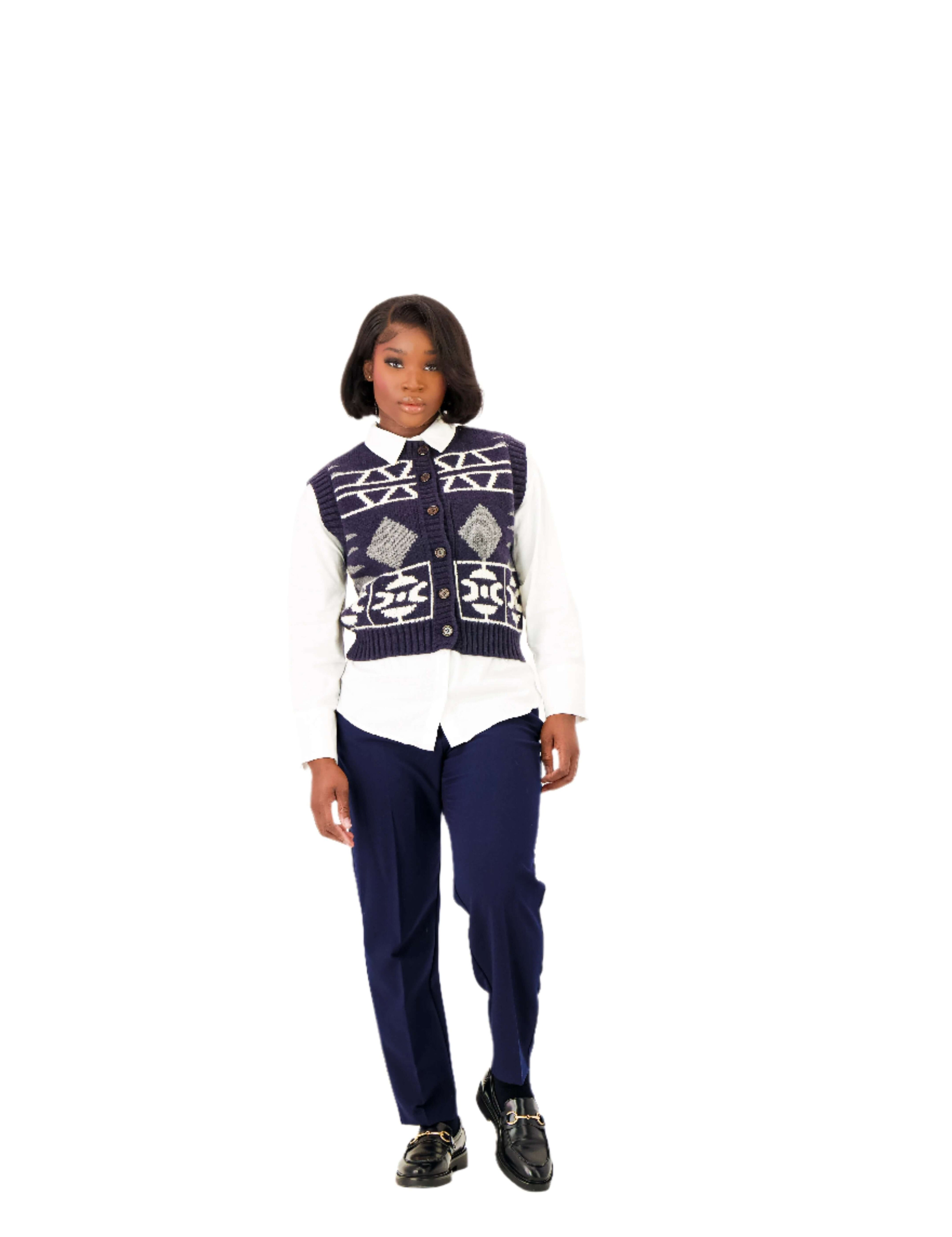 "Knit Button-Up Vest Cardigan for cozy style."
"Chic Knit Button-Up Vest Cardigan for layering."
"Stylish Knit Button-Up Vest Cardigan for casual wear."
"Knit Button-Up Vest Cardigan with a comfortable fit."
"Versatile Knit Button-Up Vest Cardigan for any outfit."
"Knit Button-Up Vest Cardigan offering warmth and style."
"Trendy Knit Button-Up Vest Cardigan for everyday fashion."
"Knit Button-Up Vest Cardigan with a timeless design."
"Elegant Knit Button-Up Vest Cardigan for a chic look."
"Cozy Knit Button-
